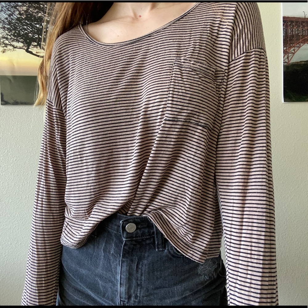 Brandy Melville Striped Long Sleeve